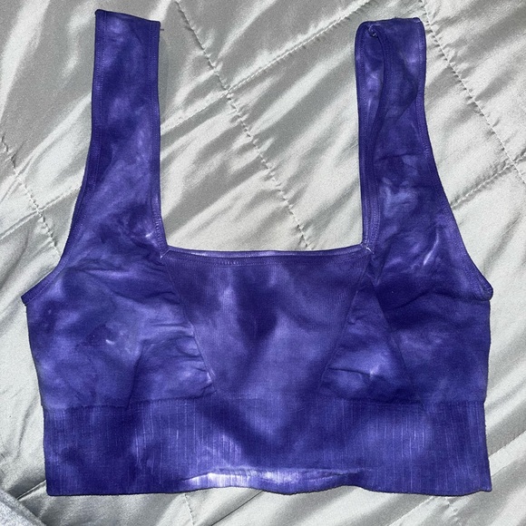 Free People Good Karma Bra Tie Dye Atlas mountain size M/L with Logo - Picture 4 of 12